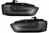 Faruri LED DRL Audi A4 B8.5 Facelift (2012-2015) Negru Performance AutoTuning, KITT