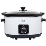 Multicooker AD6431W, Slow cooker, 290 W, 5.8 L, 3 Viteza De Cald, Sticla Capac, Ceramica/Inox, Rosu/Negru