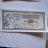 Iugoslavia 1000 dinari 1981 UNC