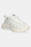 Tommy Jeans sneakers din piele ARCHIVE &#039;95 culoarea bej, EN0EN02865