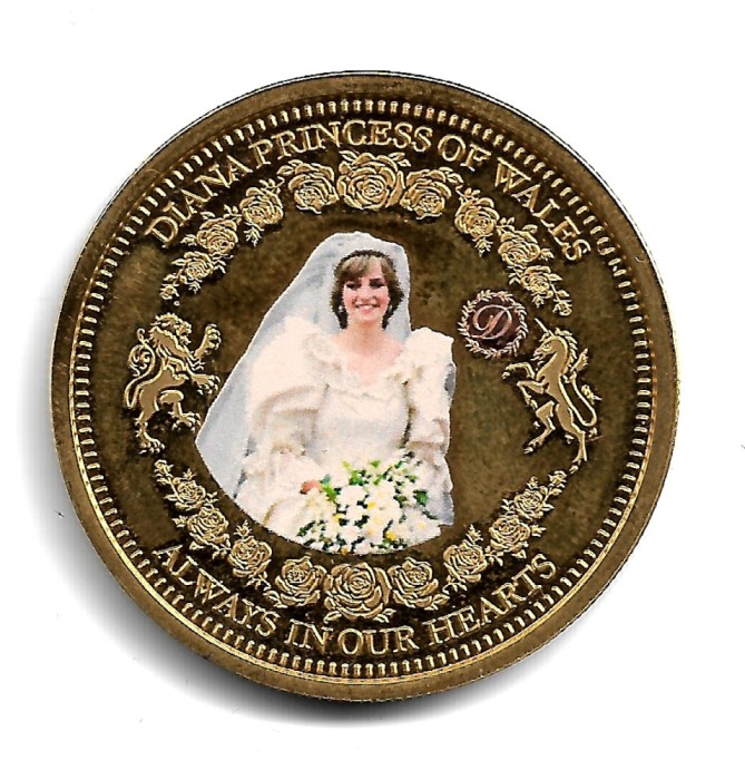 Marea Britanie - PRINTESA DIANA 1961-1997 - Moneda/Medalie Comemorativa