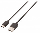 Cablu USB Type C 2.0 tata - USB A tata 3m cupru negru Valueline
