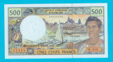 Polinezia Franceza 500 Francs 1990 &#039;Pescar&#039; UNC serie: W.016 22526