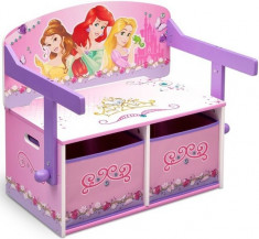 Mobilier 2 in 1 pentru depozitare jucarii Disney Princess foto