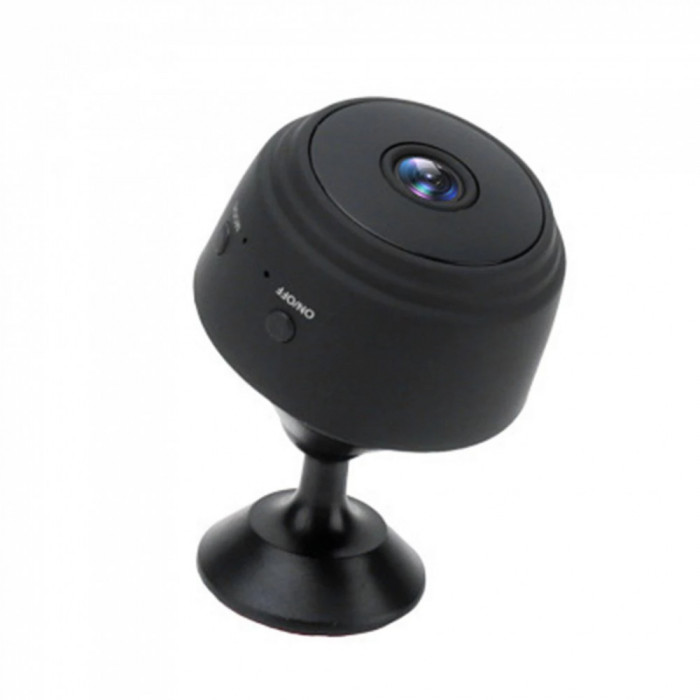 Camera de supraveghere IdeallStore, Mini Surveillance, Wi-Fi, HD, negru