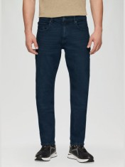 Blugi barbati Rick, cu talie medie si croiala Slim Fit, Indigo, W30 L32