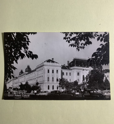 Carte postala Cluj-Palatul cultural RPR foto