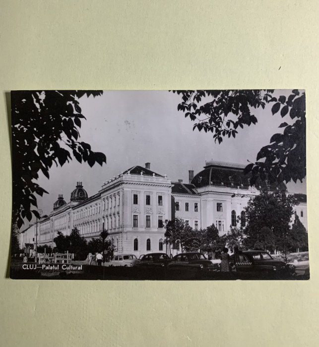 Carte postala Cluj-Palatul cultural RPR