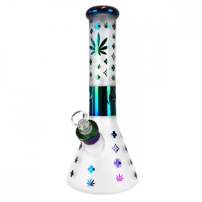 Bong sticla, Black Sheep, Weed Vuitton Classy Glass Bong Rainbow, 32cm