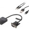 Convertor HDMI 1.4, 0,15m, Negru