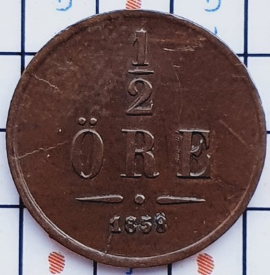 1051 Suedia 1/2 ore 1858 Oscar I km 686 foto