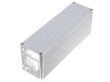 Carcasă universală ABS gri IP65 45mm x 160mm x 55mm