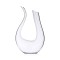 Set decantor, design U, 1500 ml, sticla premium, accesorii incluse bile de curatare
