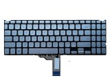 Tastatura Laptop, Asus, VivoBook R524FA, R524JA, argintie, iluminata, layout US