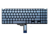 Tastatura Laptop, Asus, VivoBook M509BA, M509DA, M509DJ, argintie, iluminata, layout US