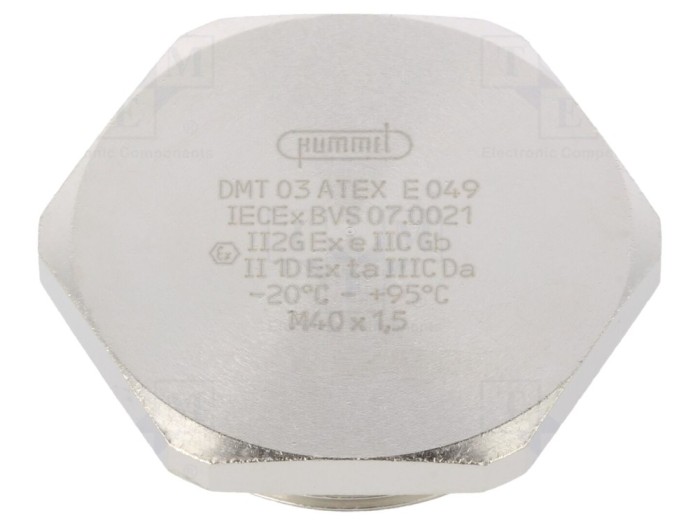 Capac protecție alamă IP68, M40