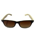 Ochelari de soare dama, UV400, Plastic, Maro, Oem