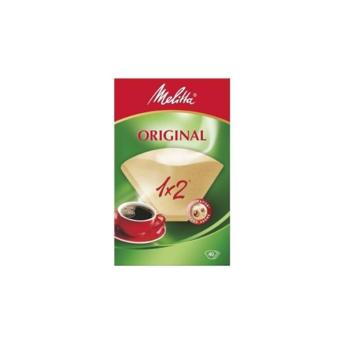 Set 40 filtre pentru cafetiera nr. 2 Melitta, densitate 100, 6626822