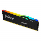 Cumpara ieftin Memorie RAM, Kingston, FURY Beast RGB, DDR5, 16 GB, 6000 MHz, PC5-48000, CL30
