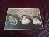 Fotografie tip carte postala , Grup de copii - 1931
