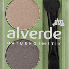 Alverde Naturkosmetik Fard de sprâncene duo, 1,6 g