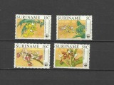 SURINAM 1986 WWF ORHIDEE COTA MICHEL 50 EURO, Nestampilat