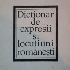 DICTIONAR DE EXPRESII SI LOCUTIUNI ROMANESTI 1969