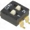 Intrerupator DIP, 2 pozitii, montare SMT, 2 sectiuni, OMRON OCB - A6S-2104-H