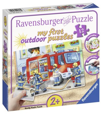Puzzle Plastic Pompieri, 12 Piese foto
