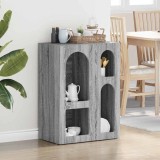 VidaXL Bufet Gri Sonoma 59 x 35 x 80.5 cm Lemn compozit 891320