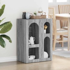 vidaXL Bufet Gri Sonoma 59 x 35 x 80.5 cm Lemn compozit 891320