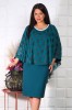 Rochie de seara Irisi Verde - 58Marimea, Yves