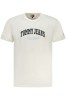 Tommy Jeans Tricou Varsity barbati, cu imprimeu, Regular fit, Alb, XL, 2XL