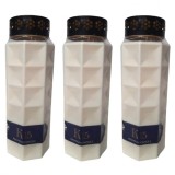 Set 3 Candele 15 zile Premium cu Capac K15 3x336H Albe HRL
