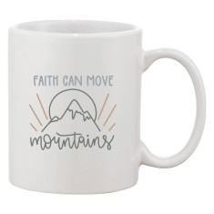 Cana alba personalizata 'Faith can move mountains', INOVATIX&reg;. 330ml