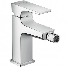 Baterie bideu cu ventil click-clack, Hansgrohe, Metropol, crom