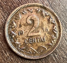 C50 - Moneda foarte veche - Lituania - 2 centai - 1936