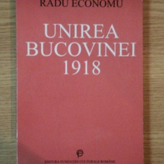 UNIREA BUCOVINEI 1918 de RADU ECONOMU , 1994