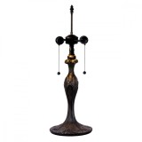 Cumpara ieftin Baza lampadar din fier maro &Oslash; 17 cm x 55 h