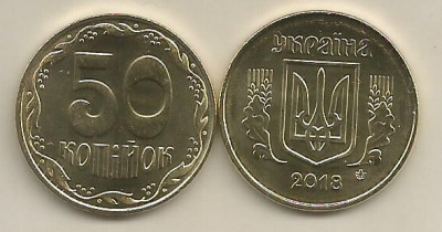 UCRAINA 50 COPEICI KOPEICI 2018 [1] UNC - magnetic , din fisic , in cartonas foto