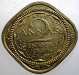 B.570 INDIA COLONIE BRITANICA GEORGE VI 2 ANNAS 1944