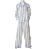 Pijama mov cu maneci lungi