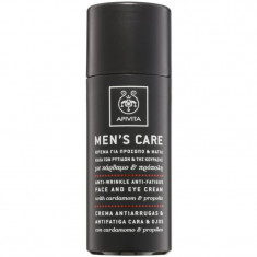 Apivita Men's Care Cardamom & Propolis crema anti-rid pentru față și ochi 50 ml