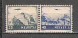 Elvetia.1948 Posta aeriana-Avion in peisaj SH.15