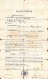 A3095N Dienstvertrag, Milit&auml;r-Verwaltung in Rum&auml;nien/Contract de angajare, Administrația militară (germană) &icirc;n Rom&acirc;nia, 1917