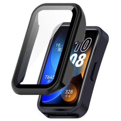 Husa pentru Huawei Band 8 / 9 + Folie - Techsuit Defense360 Pro - Black foto