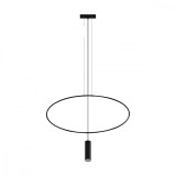 Lampă suspendată HOLAR 1 negru, Thoro Lighting