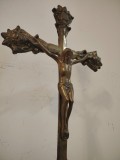 Superb crucifix din bronz masiv