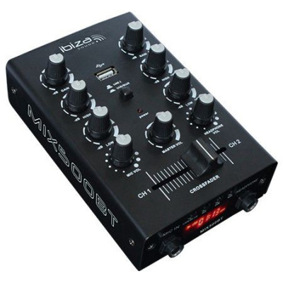 MIXER 2 canale cu BLUETOOTH si USB ibiza foto