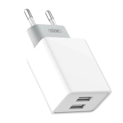 Incarcator telefon, XO, 2xUSB, Alb foto
